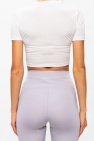 Nike WHITE Cropped T-shirt with logo