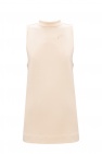Nike cream Logo-embroidered tank top