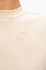 Nike cream Logo-embroidered tank top