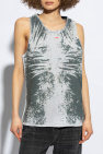Diesel GREY Sleeveless T-shirt 'D-TWISTY-C-FSE'