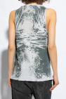 Diesel GREY Sleeveless T-shirt 'D-TWISTY-C-FSE'
