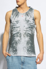 Diesel GREY Sleeveless T-shirt 'D-TWISTY-C-FSE'