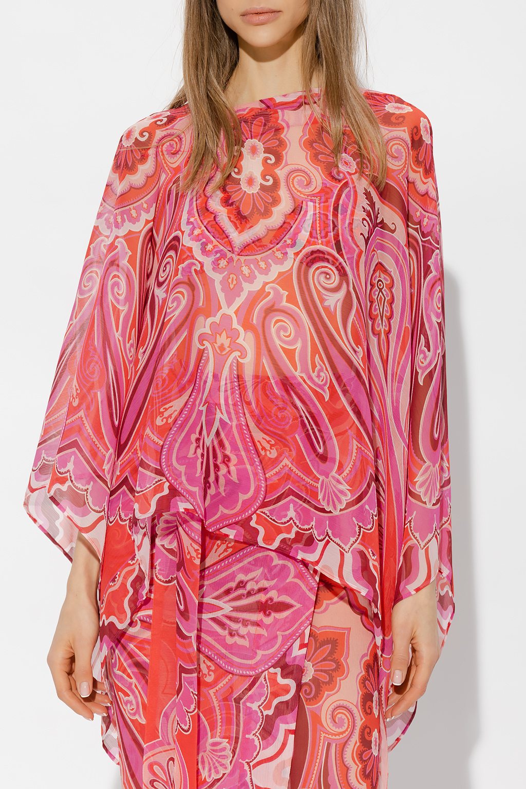 Etro Patterned poncho