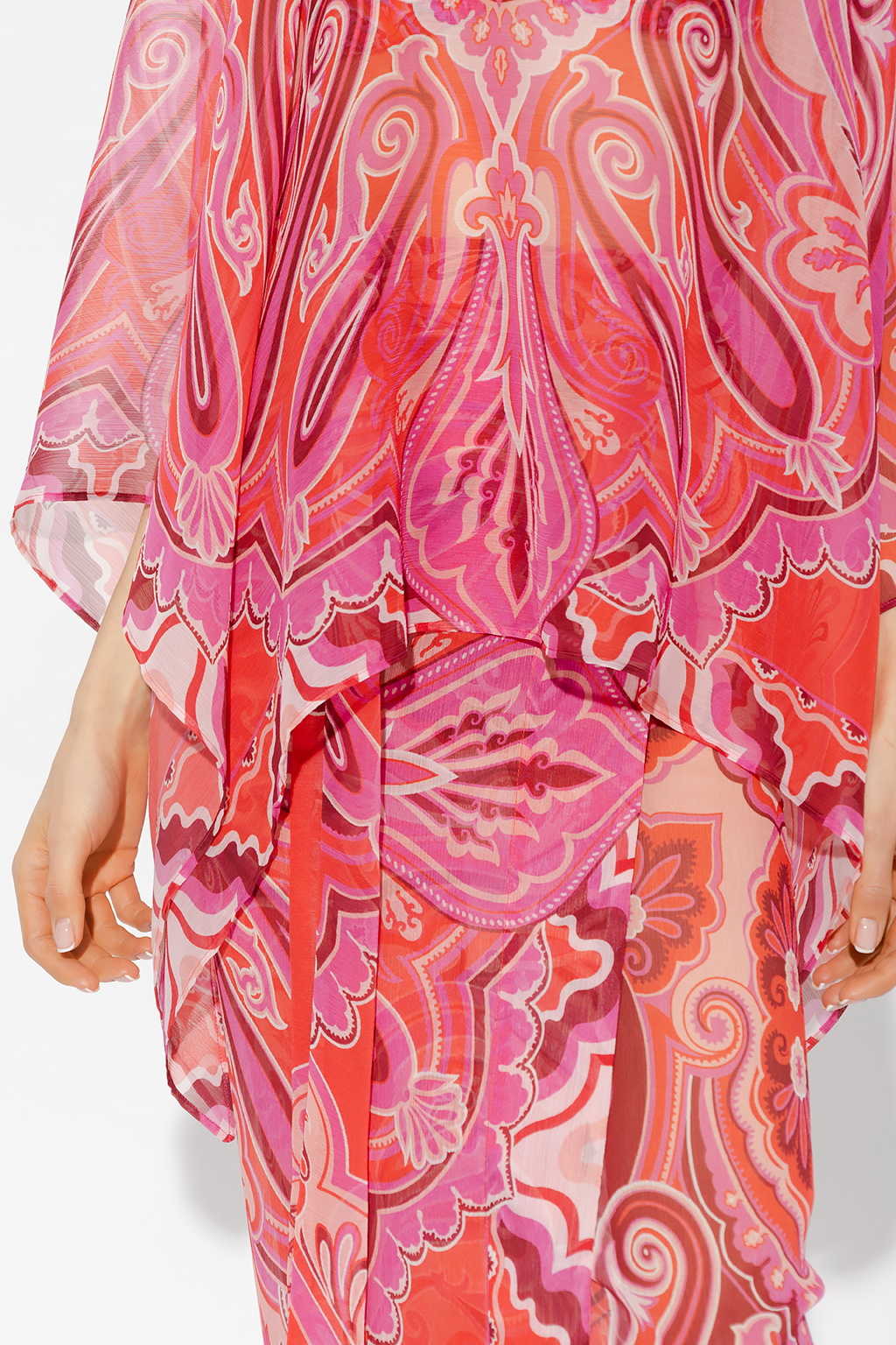 Etro Patterned poncho