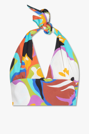 Callie metallic-strap shoulder bag
