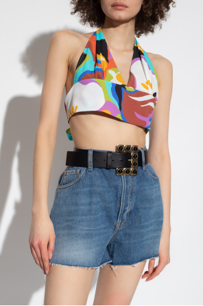 Etro Patterned cropped top