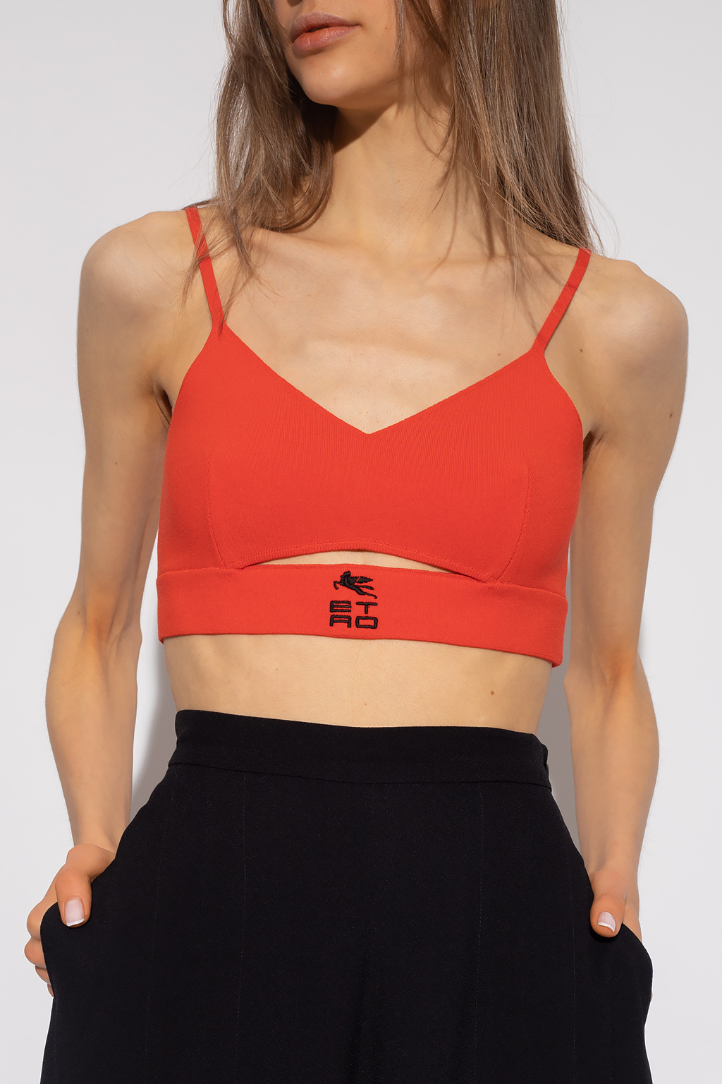 Etro Crop top with logo