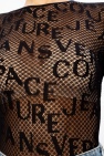 Versace Jeans Couture BLACK Semi-sheer bodysuit