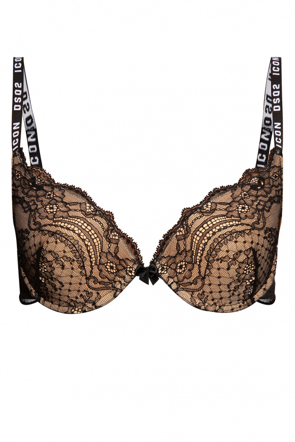 Dsquared2 Lace bra with logo