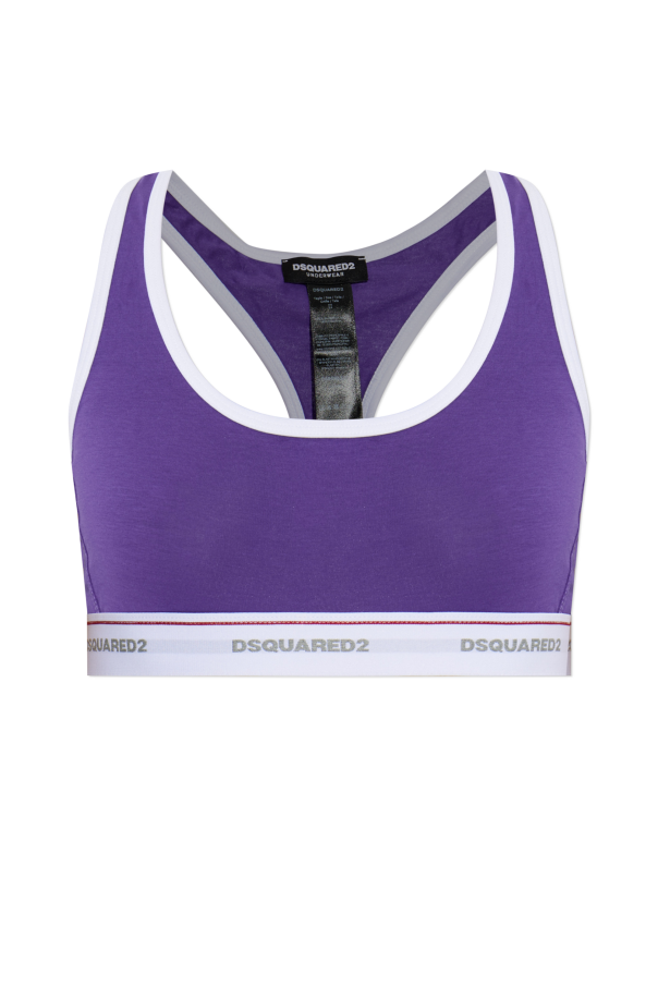 Lingerie top with logo od Dsquared2