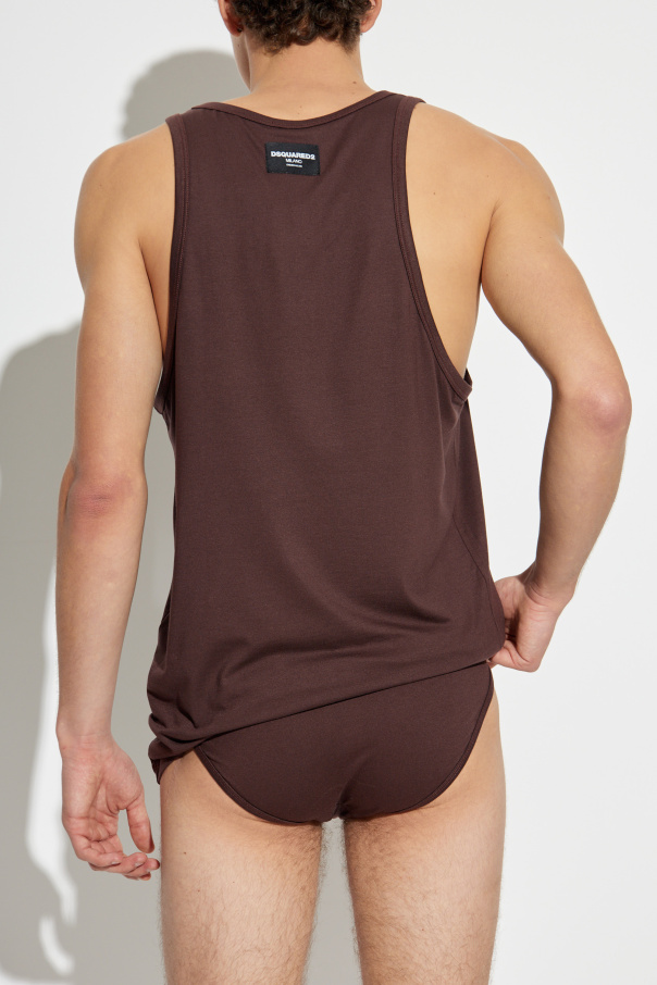 Dsquared2 Ärmelloses Unterwäsche-T-Shirt