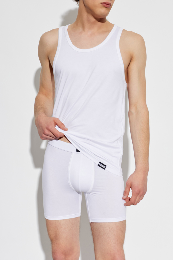 Dsquared2 Top lencero con escote redondo
