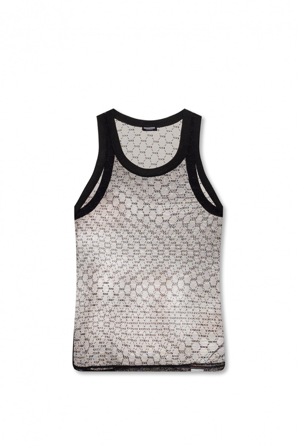 Dsquared2 Lace sleeveless T-shirt