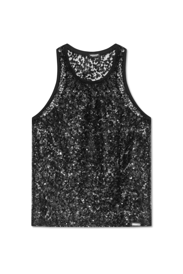 ‘Underwear’ collection sequinned top od Dsquared2