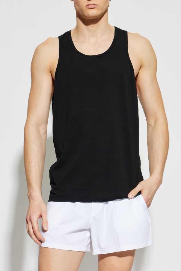 Dsquared2 Ribbed sleeveless lingerie top
