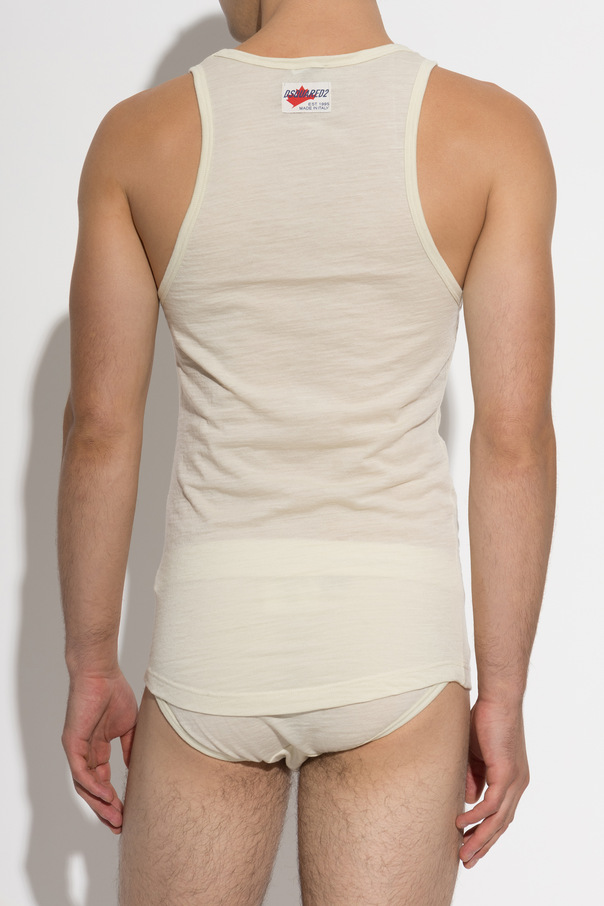 Dsquared2 Wełniany top bieliźniany