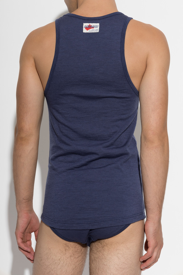 Dsquared2 Wełniany top bieliźniany