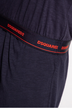Dsquared2 Lace T-shirt with long sleeves