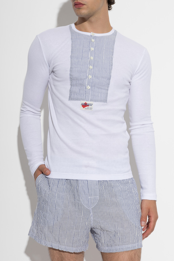 Dsquared2 T-shirt bieliźniany