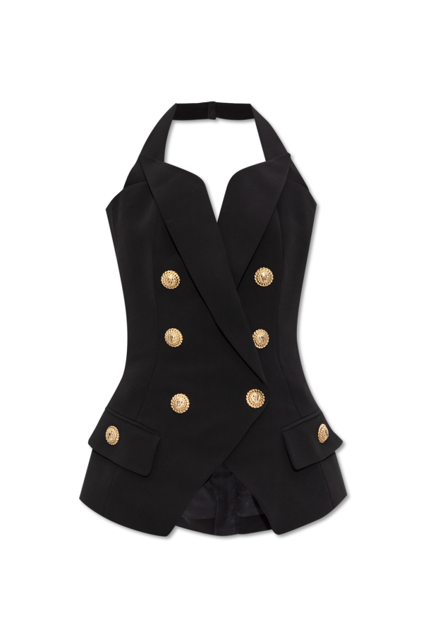 Balmain Vest with decorative buttons