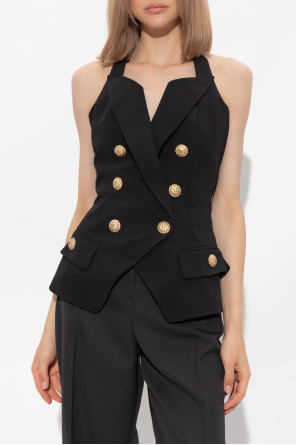 Balmain Vest with decorative buttons