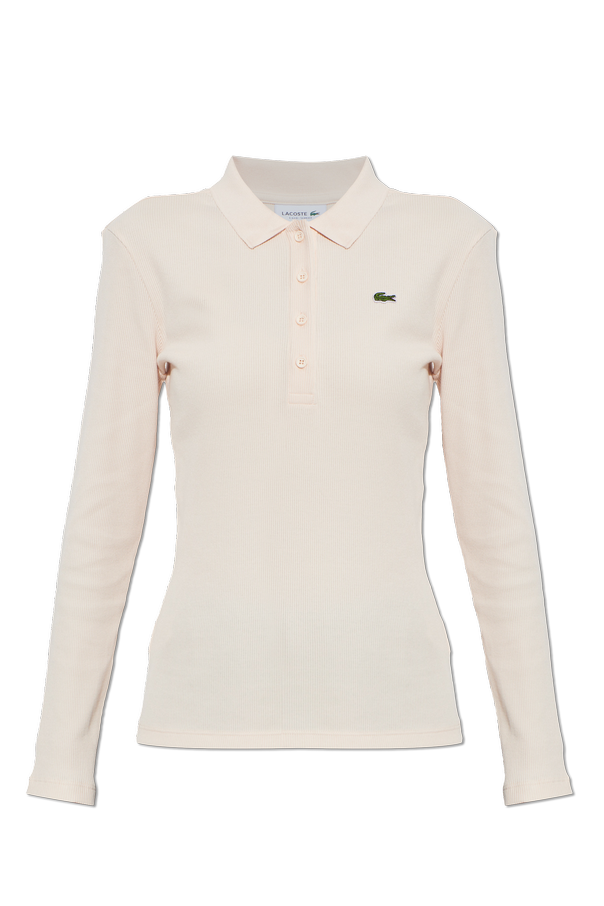 Ribbed long-sleeve polo od Lacoste