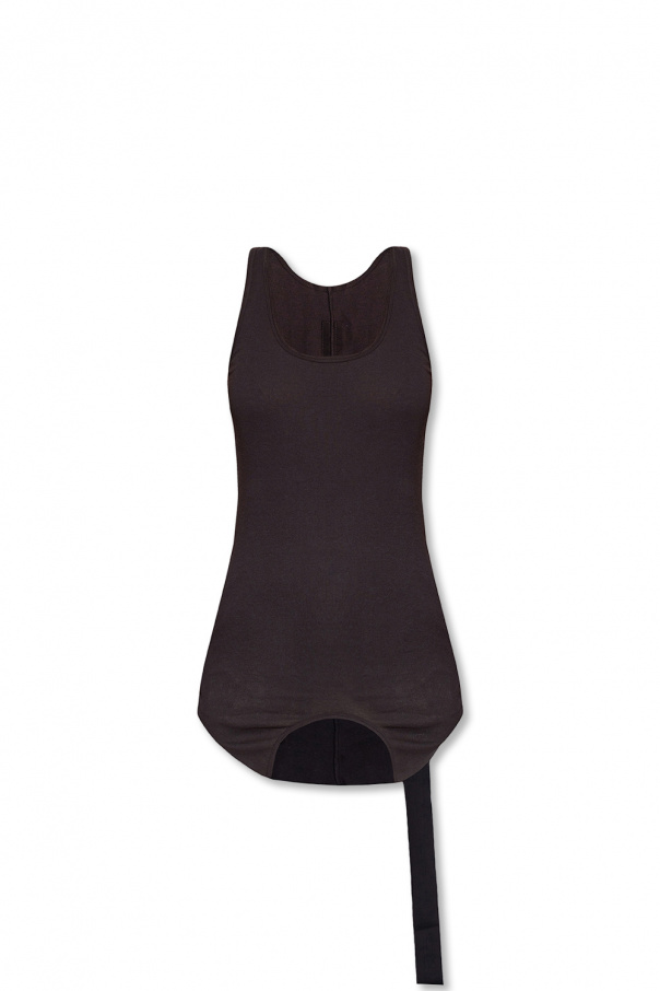 Rick Owens DRKSHDW Tank top with raw-edge