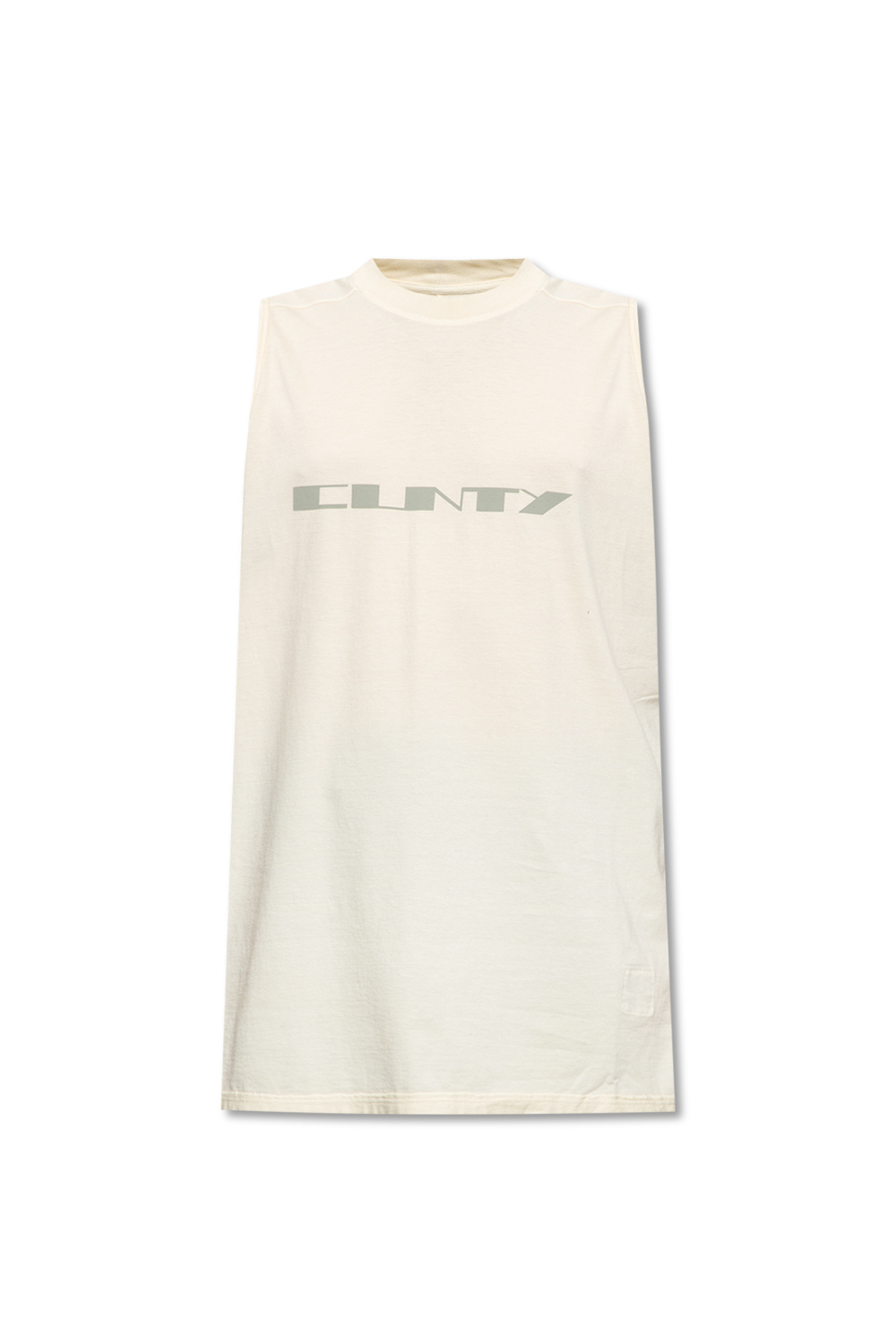 Weekday Forever T-shirt between van organisch katoen in bruin Sleeveless T-shirt between with logo