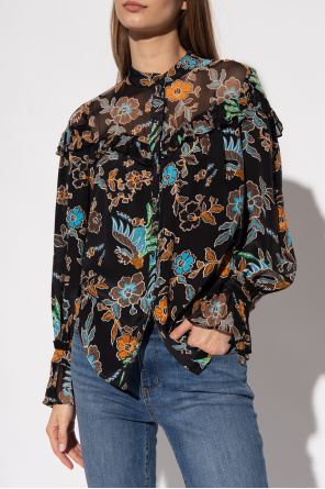 GOLDEN GOOSE: THE PERFECT IMPERFECTION Floral-motif top