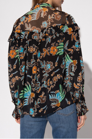 Boots / wellingtons Floral-motif top