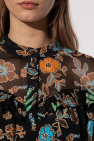 Diane Von Furstenberg Floral-motif top