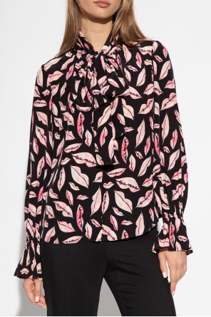 Diane Von Furstenberg ‘Tina’ tie shirt