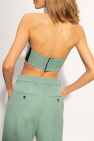 Ami Alexandre Mattiussi Open-shoulder crop top