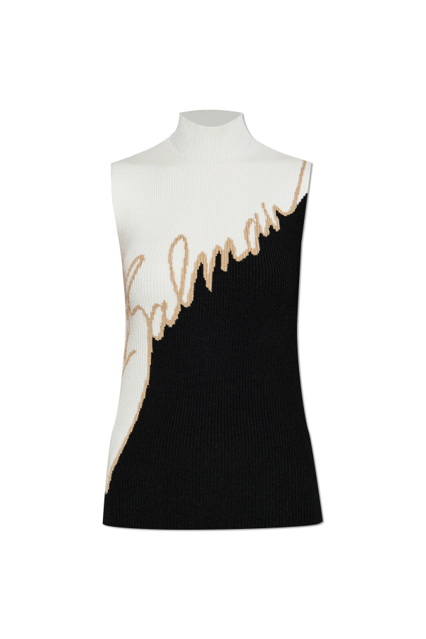 Balmain Top de canalé