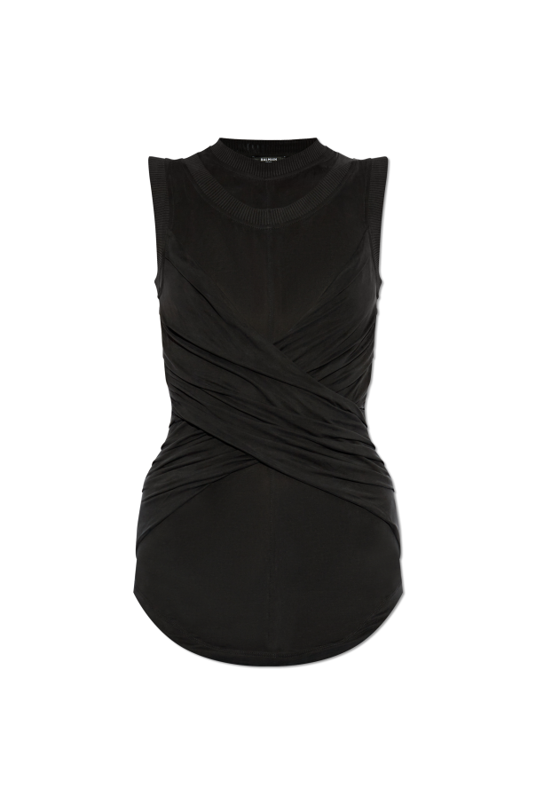 Balmain Draped Top