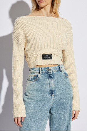 Balmain Short sweater with patch