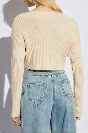 Balmain Short sweater with patch