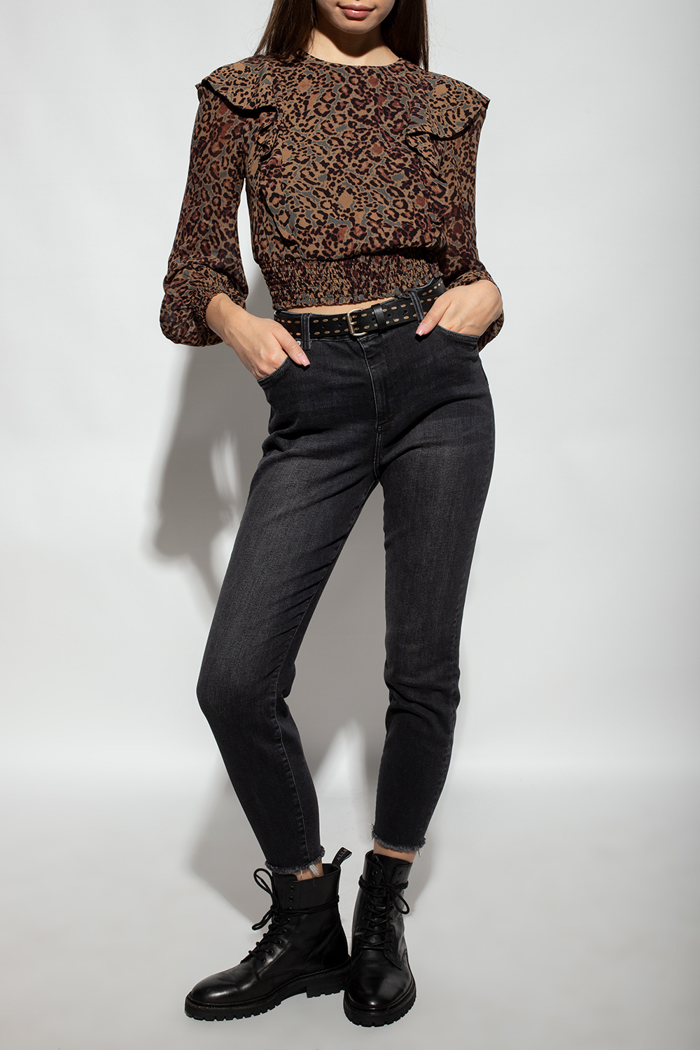 AllSaints ‘Elodie’ top with animal motif | Women's Clothing | Vitkac