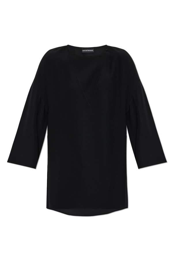 Emporio Armani Top z rozcięciem po bokach