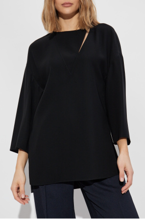 Emporio Armani Top z rozcięciem po bokach