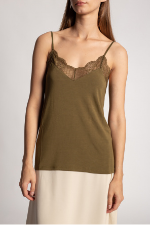 Samsøe Samsøe Lace-trimmed top