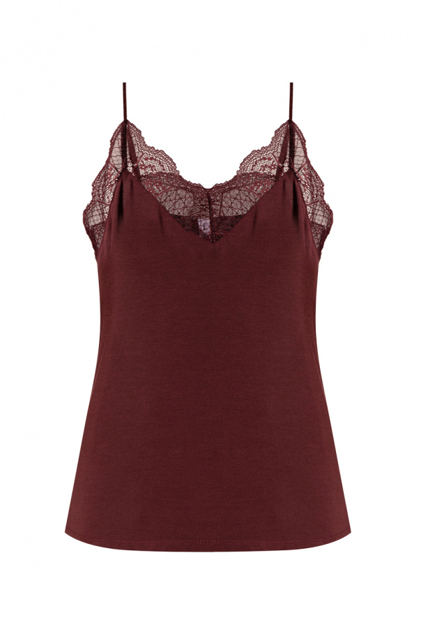 Samsøe Samsøe Lace-trimmed top