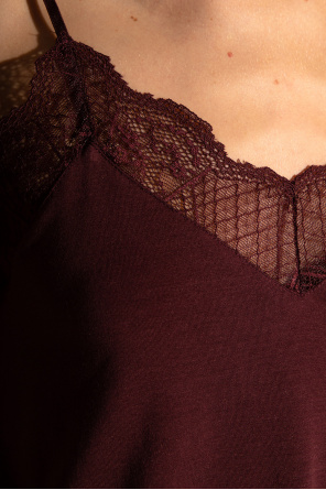 Samsøe Samsøe Lace-trimmed top