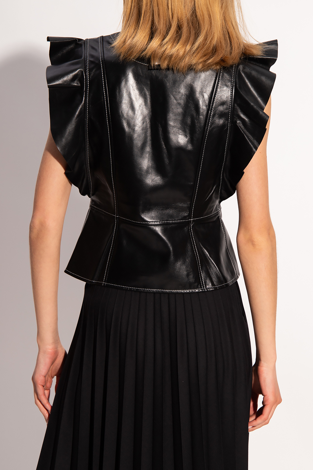 Ganni Leather vest