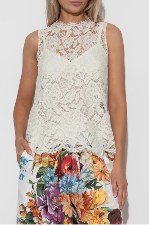 Dolce & Gabbana Lace sleeveless top