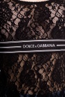 Dolce & Gabbana BLACK Slip top with logo