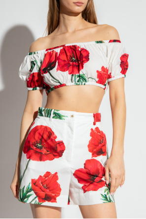 Dolce & Gabbana Floral crop top