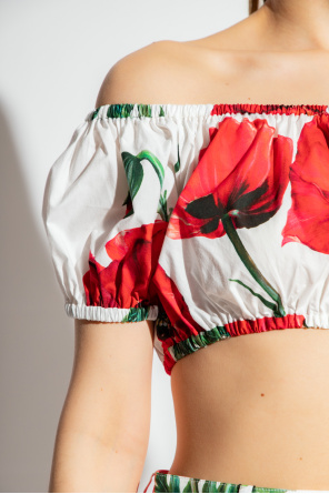 Dolce & Gabbana Floral crop top