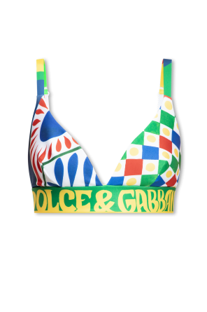 Dolce & Gabbana logo-patch crew-neck T-shirt