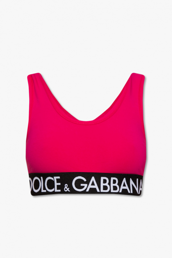 Dolce & Gabbana Skarpety Cropped top with logo